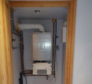 Landlord boiler installation
