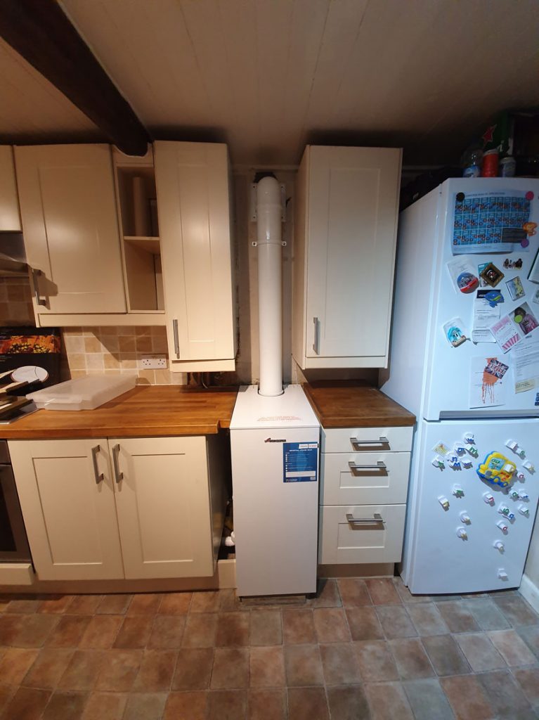 New Oil boiler installed in Delph